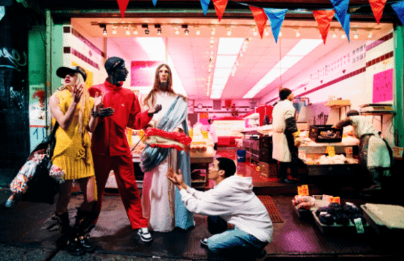 David LaChapelle, Loaves and Fishes